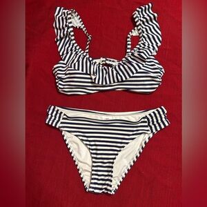 Navy and white stripes vineyard vines swimsuit